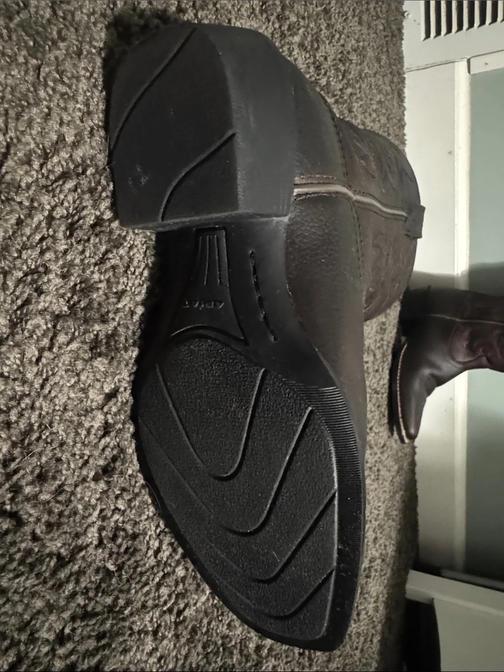 Ariat Dark Brown Kids' Western Cowboy Boots